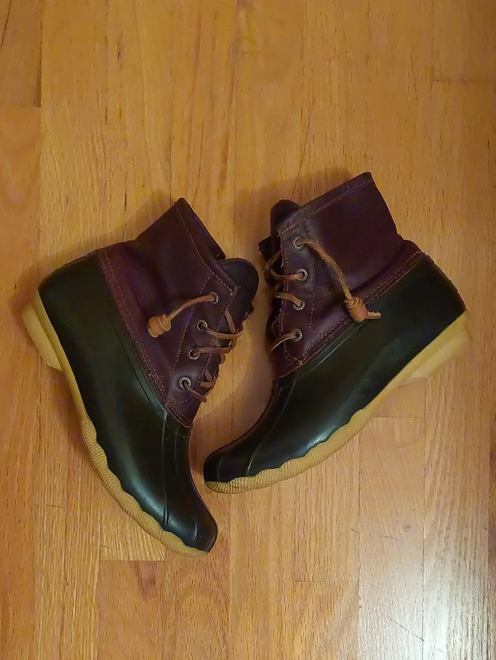 Bundle Ariat Heritage Lacer Boots & Waterproof Sperry & Hisea Rain Boots 8 - Picture 8 of 16